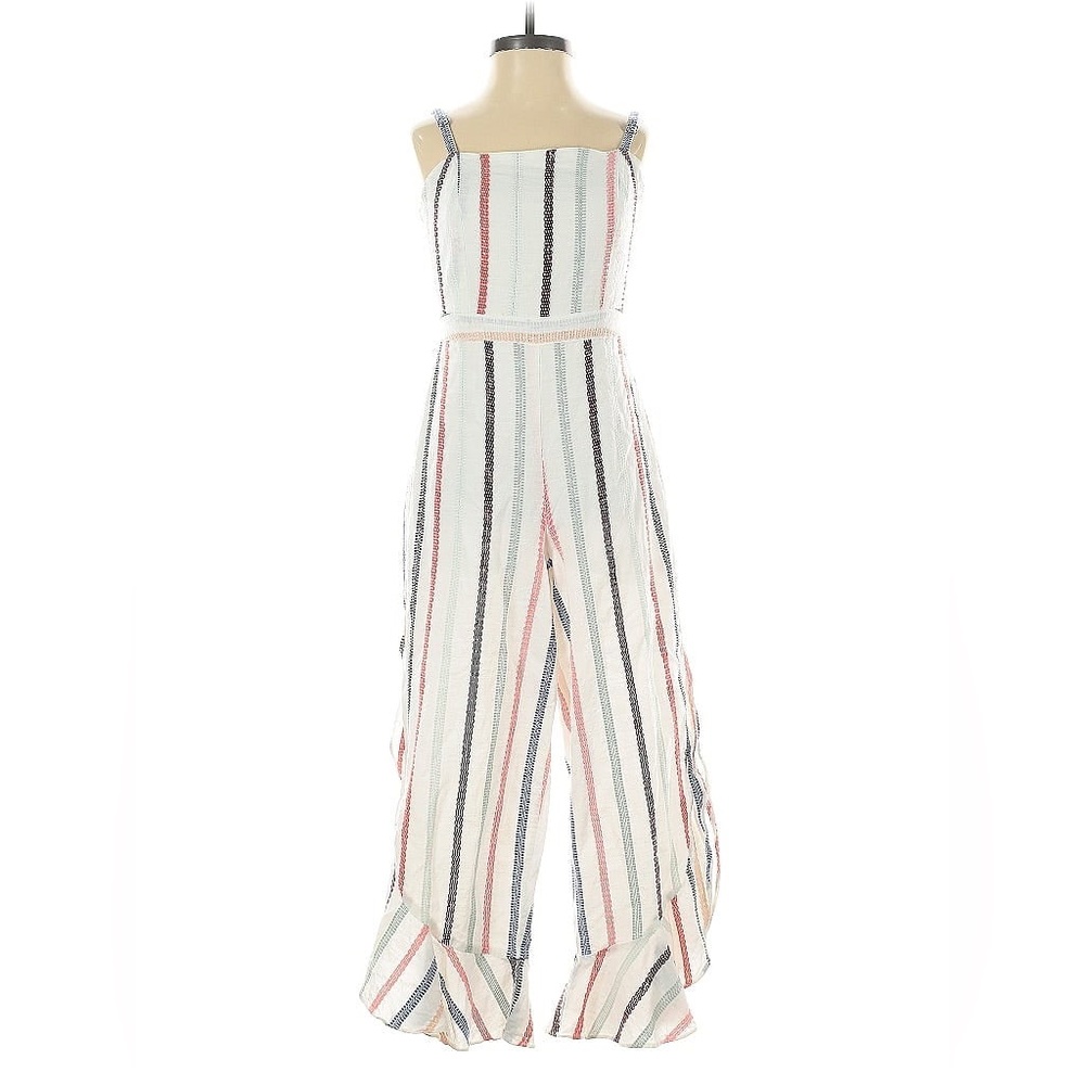 Anthropologie Everly Red Carter Jumpsuit